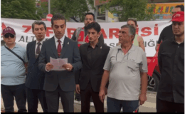 Zafer Partisi Altındağ İlçe Başkanlığı Son Günlerde Yaşanan Olaylar Hakkında Altındağ Belediyesi Önünde Basın Açıklamasında Bulundu
