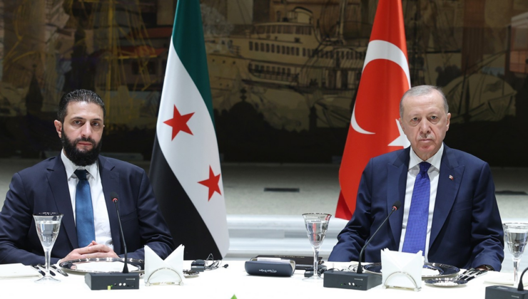 Erdoğan-Şara zirvesinden kritik mesajlar: Türkiye her zaman Suriye'nin yanında