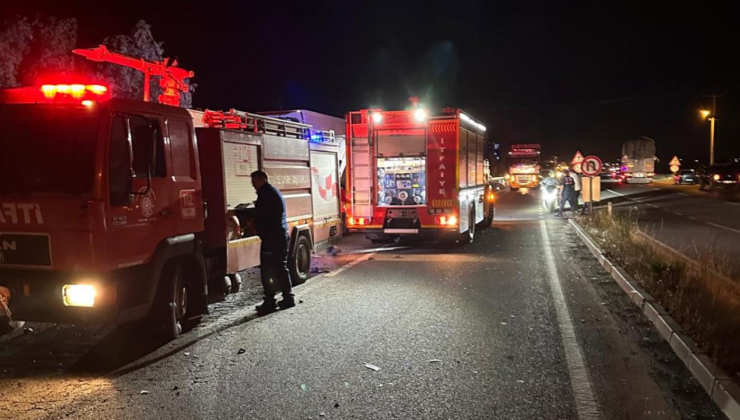 Balıkesir'de zincirleme trafik kazası: 5 yaralı