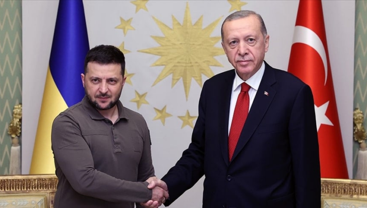 Erdoğan, Volodimir Zelenskiy ile görüştü