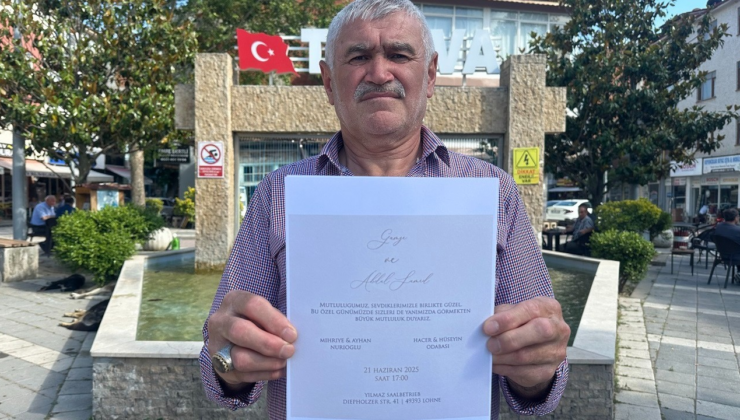 41 yıl Almanya'da yaşadı, şimdi oğlunun düğünü için vize alamıyor