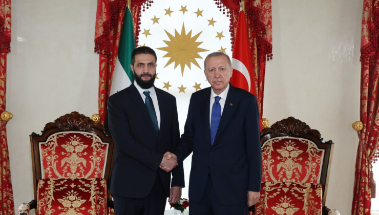 Cumhurbaşkanı Erdoğan, Suriye lideri Şara ile görüştü