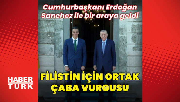 Cumhurbaşkanı Erdoğan İspanya Başbakanı ile görüştü