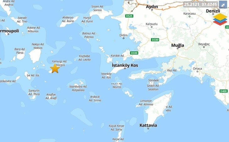 Son dakika: Ege Denizi'nde şiddetli deprem - Resim : 1