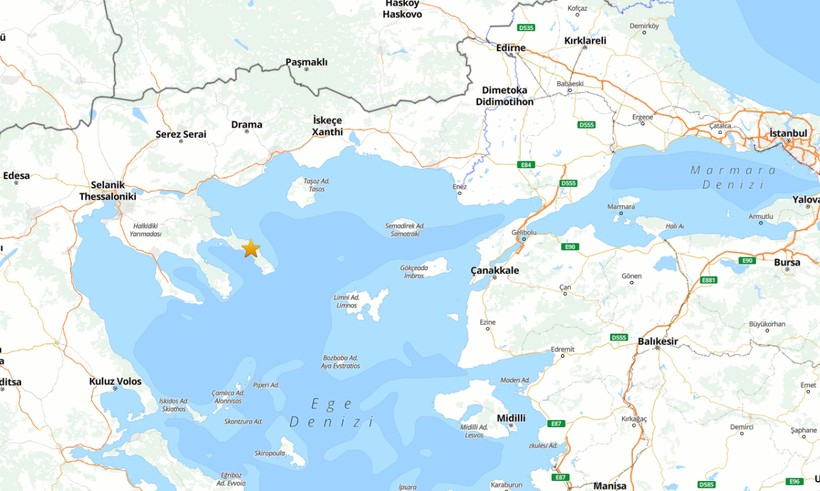 Son dakika: Çanakkale açıklarında 5.2 büyüklüğünde deprem! - Resim : 1