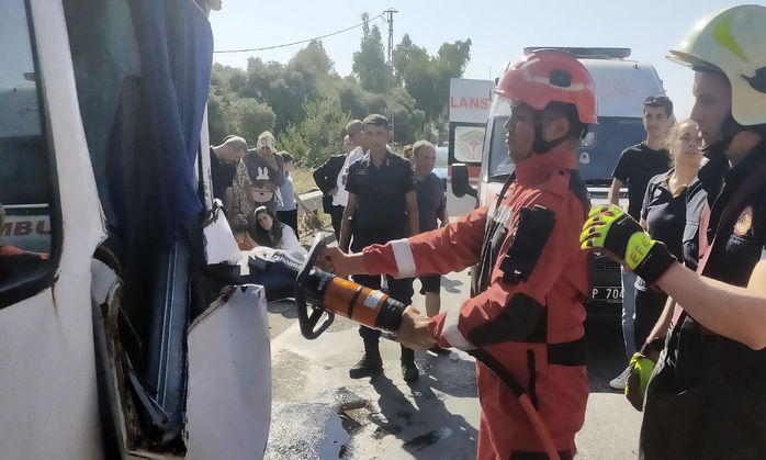 Facianın izi! Minibüste can pazarı!