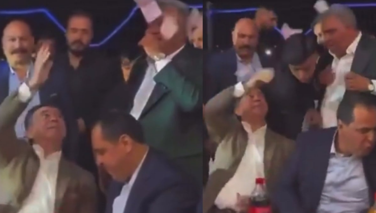 Krizin ortasında şatafat: Başkanlar düğünde para saçtı