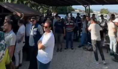 Burhaniye'de gergin saatler