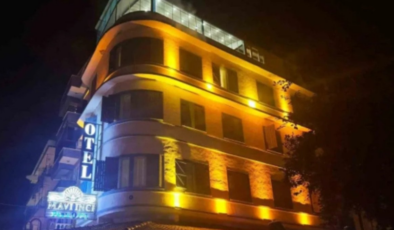 Otelde yangın: Misafirler tahliye edildi, 1 kişi gözaltına alındı
