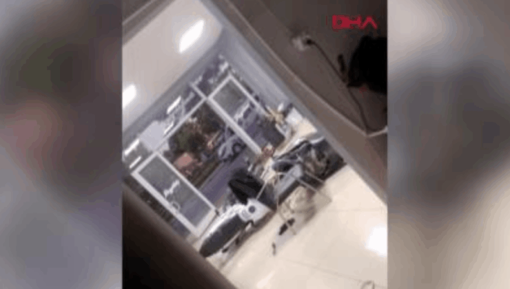 Polise ateş açıp iş yerine saklandı: Film gibi anlar kamerada