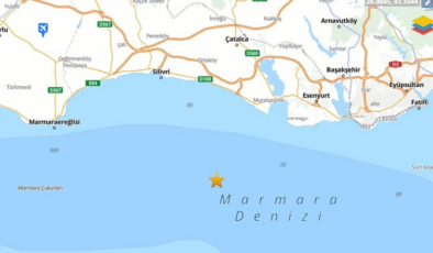 Son dakika: İstanbul Büyükçekmece açıklarında deprem