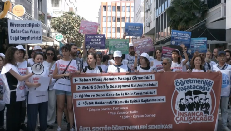 Öğretmenler Kadıköy'den iktidara çağrıda bulundu