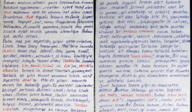 Özgür Özel, İmamoğlu'nun babasına mektubunu paylaştı