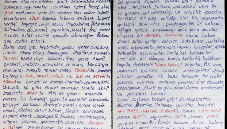 Özgür Özel, İmamoğlu'nun babasına mektubunu paylaştı