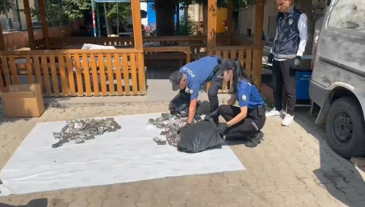 Abisi cezaevindeyken minibüsünü uyuşturucu deposuna çevirmiş!