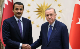 Katar Emiri Al Sani ile görüştü
