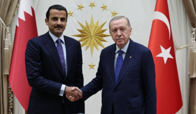 Cumhurbaşkanı Erdoğan, Katar Emiri Al Sani ile görüştü