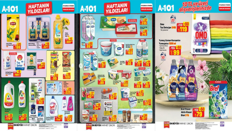 A101 27 Haziran-3 Temmuz Haftanın Yıldızları Kataloğu yayımlandı | Lipton çayda yüzde 25 indirim!