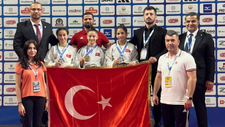 Milli judoculardan Avrupa Ümitler Şampiyonası'nda 3 madalya