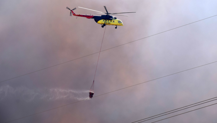 İzmir Bornova'daki yangın büyüdü! 8 uçak ve 17 helikopterle müdahale sürüyor