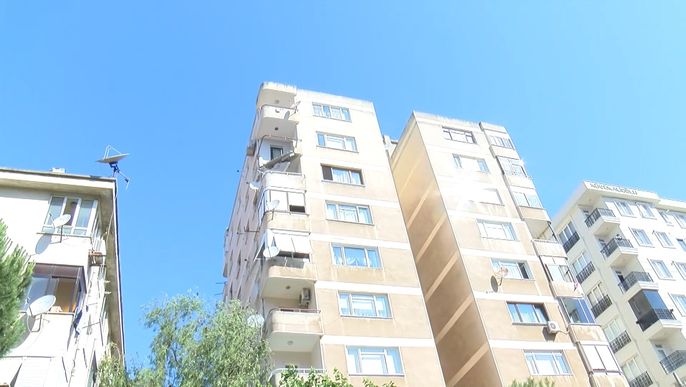 Deprem olmadan oldu! 9 katlı binada bu sabah yaşandı!
