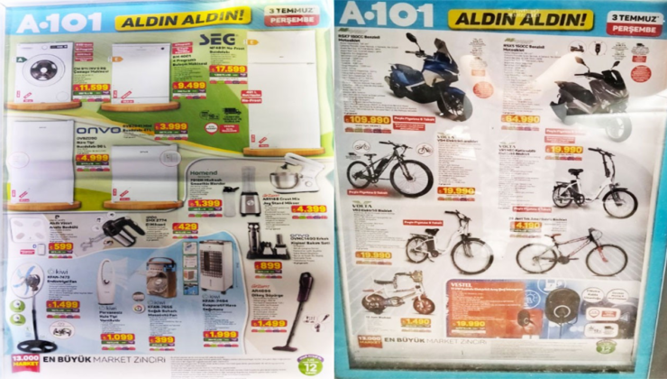 A101'e 3 Temmuz'da Benzinli Motosiklet geliyor! (A101 3 TEMMUZ PERŞEMBE AKTÜEL ÜRÜNLER KATALOĞU)