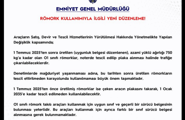 3 gün sonra bu şartı yerine getirmeyen trafiğe çıkamayacak