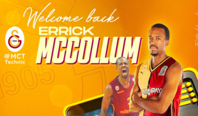Errick McCollum yeniden Galatasaray'da