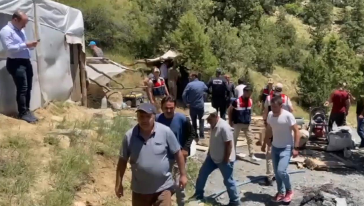 Erzurum Oltu'da taş ocağında göçük