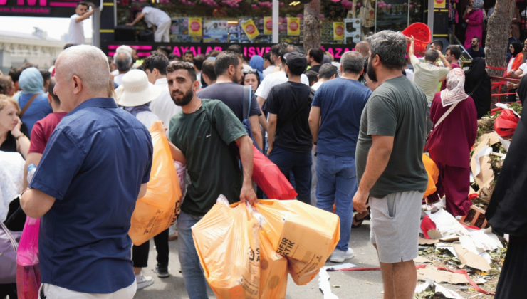 Başakşehir’de açılış kampanyası izdihama neden oldu: Fenalaşanlar hastaneye kaldırıldı, mağaza erken kapandı