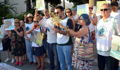 Bodrum’da zeytinlik için eylem