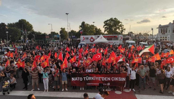 TKP'den 'Türkiye NATO'dan çıksın' eylemi