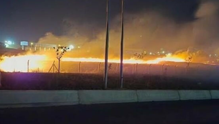 İzmir'de otobüs terminalinde yangın