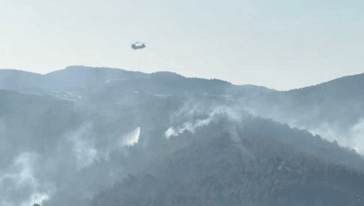 Manisa'daki orman 2 gündür yanıyor