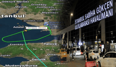 Sabiha Gökçen'de alarm! Uçak piste inemedi