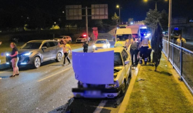 İnegöl'de zincirleme kaza: 2'si çocuk 4 yaralı