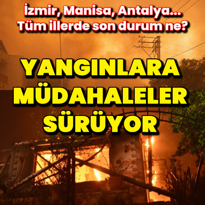 Hatay'daki yangında çığlık sesleri! O anlar kamerada!