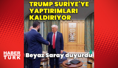 Beyaz Saray: Suriye'ye yaptırımlar kaldırılacak