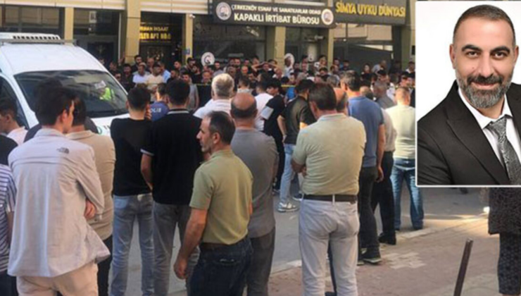 İş insanına ofisinde kanlı infaz!