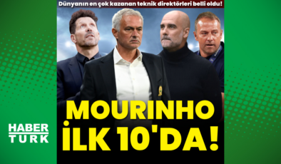 İşte dünyada en çok kazanan teknik direktörler! Mourinho'da ilk 10'da
