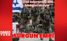 İsrail bayramda bile geri durmuyor