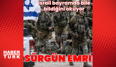 İsrail bayramda bile geri durmuyor