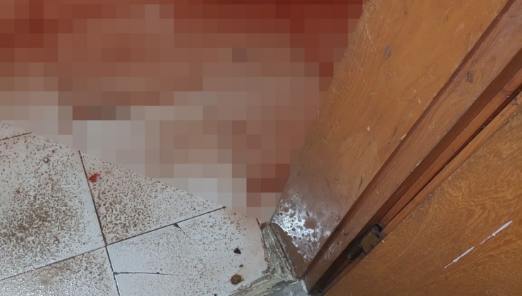Kaçak kesilen kurbanların kanı 2 daireyi birden bastı!