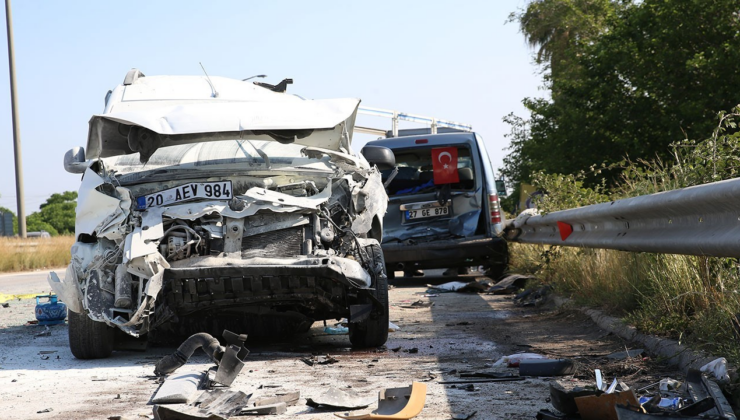 Hatay'da 4 aracın karıştığı zincirleme trafik kazası: 1 ölü, 10 yaralı