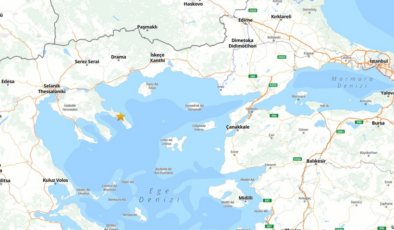Son dakika: Çanakkale açıklarında 5.2 büyüklüğünde deprem!
