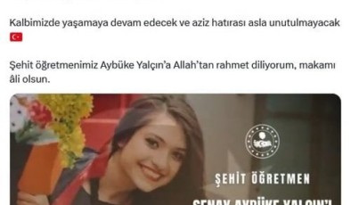Yerlikaya'nın Aybüke Yalçın anması tepki çekti, 'terörist' ifadesi eksik kaldı