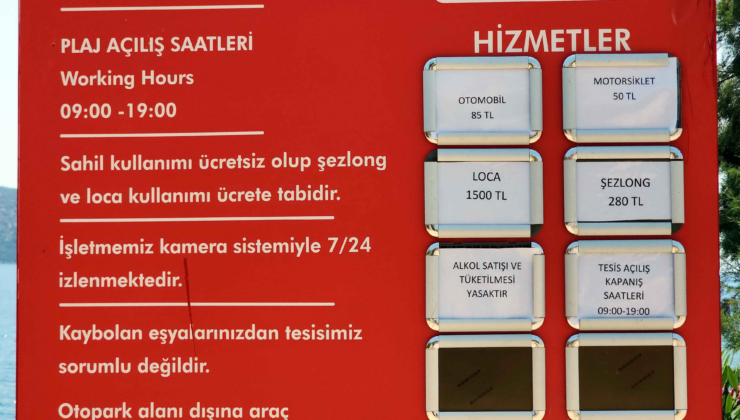 Ücretsiz girişli halk plajı, AMA PARALI, Bakanlığın ilginç uygulaması