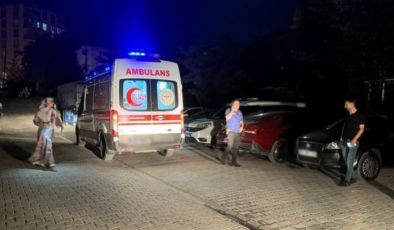 Polis lojmanında yangın: 13 kişi dumandan etkilendi