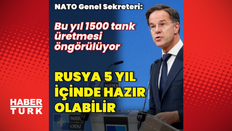 Rutte: Rusya 5 sene içinde hazır olabilir