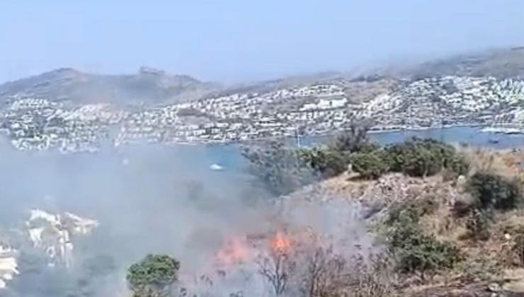 Türkiye'nin tatil cennetinde yangın